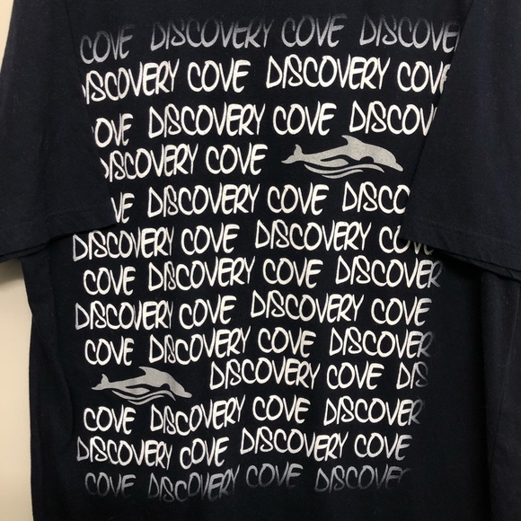 Discovery cove dolphin t shirt navy blue 2XL - Picture 2 of 6